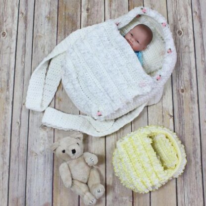 Itty Bitty Carrycot Doll Crochet Pattern #77