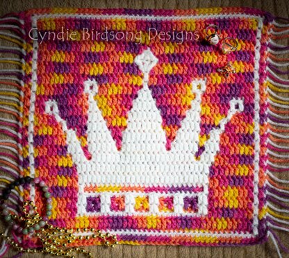 Summer Vacay mosaic square - Royal Crown