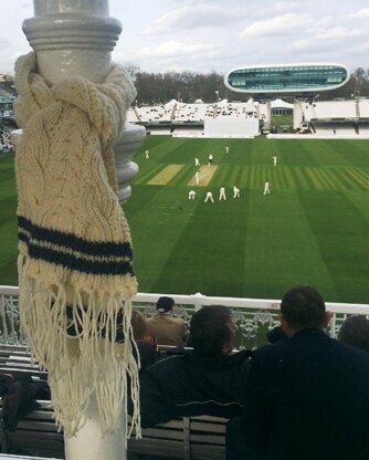 Cricket Sweater Cabled Scarf