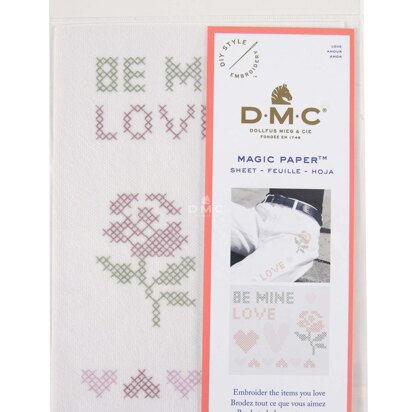DMC Heart Love Magic Sheet A5 - 210 x 148mm