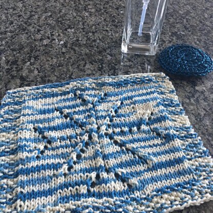 Lacy Snowflake Dishcloth