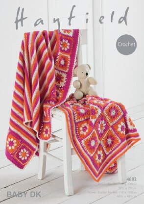 Blankets in Hayfield Baby DK - 4683- Downloadable PDF
