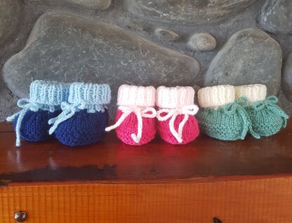 Preemie baby booties