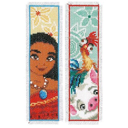 Vervaco Moana Bookmark Cross Stitch Kit (2pcs) - 6cm x 20cm