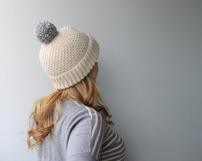 Moss Stitch Hat