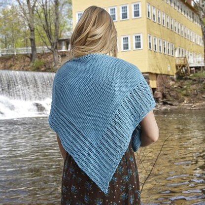 662 Shop Hop Shawl - Knitting Pattern for Women in Valley Yarns Goshen