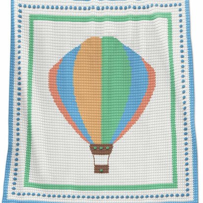 Crochet Baby Blanket - Hot Air Balloon