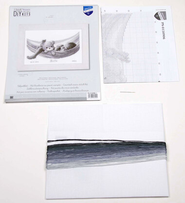 Vervaco Baby in Hammock Cross Stitch Kit - 27cm x 19cm