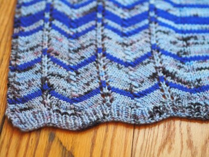 Ocean Current Poncho