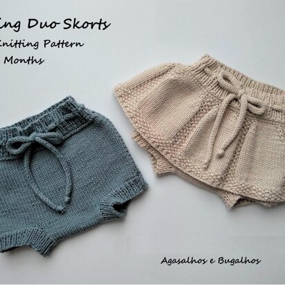 Spring Duo Baby Skorts | 0-24 months