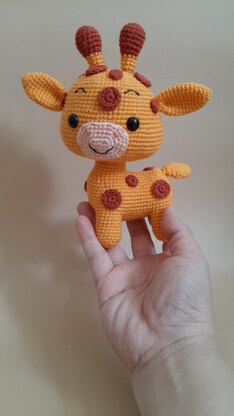 Crochet the Little Giraffe pattern, Amigurumi pattern, Crochet Animals