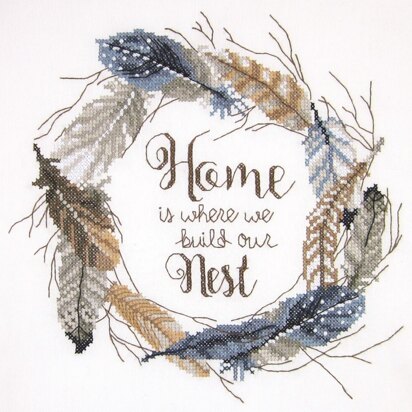 Janlynn Corporation Build our Nest Cross Stitch Kit - 12in x 12in