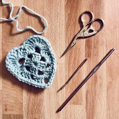 Granny's Heart Keychain