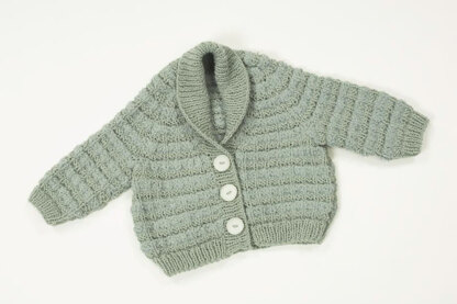 Baby Cardigan in Plymouth Yarn Dandelion and Daisy - 2253 - Downloadable PDF