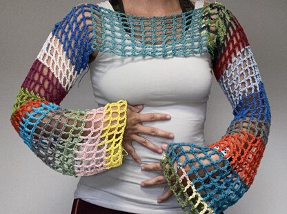 Scrap yarn sleeves