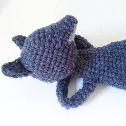 Amigurumi Wolf Alfred with Lavender Stuffing Crochet pattern by  NadelLabor