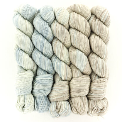 Natural, Light Blue, Light Tan (736)