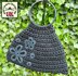 Midnight Bloom Zpagetti / T-Shirt Yarn Handbag
