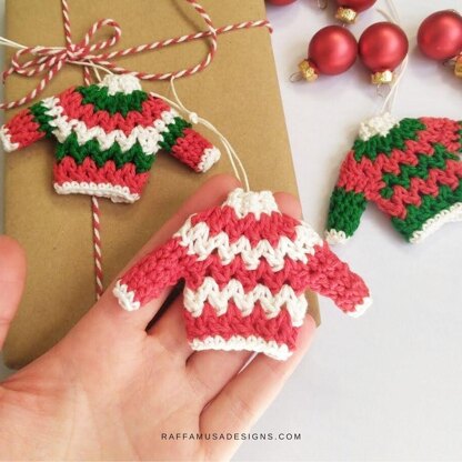 Ugly shop sweater ornament