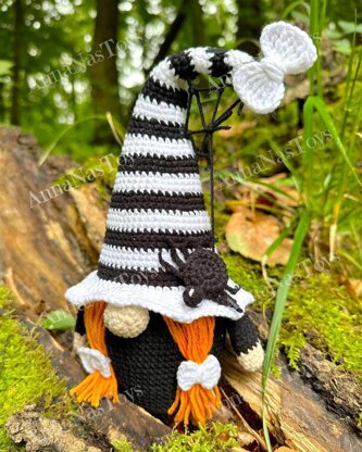 Black and white Halloween Witch