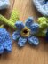 Blue Flower Garland