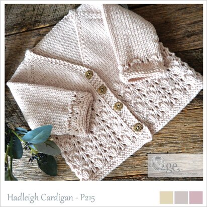 OGE Knitwear Designs P215 Hadleigh Cardigan PDF