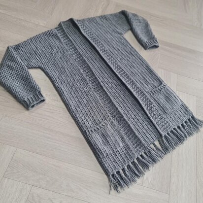 Women's Long Cardigan Easy XS - 3XL (UK 8-26)