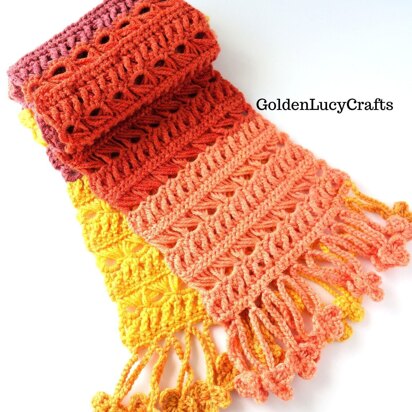 Sunset Flame Scarf