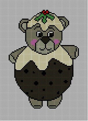 Christmas Pudding Teddy Jumper
