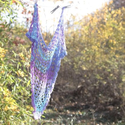 Lacy Triangle Shawl