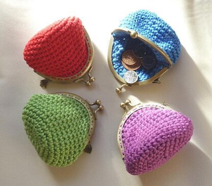 Easy Crochet Kisslock Coin Purse