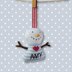 Snowman Christmas Decoration, Holiday Ornament