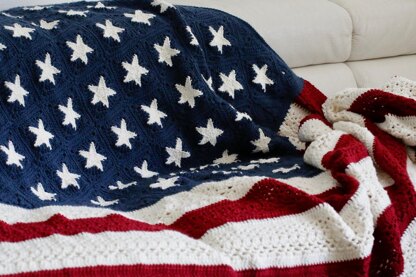 American Flag Blanket