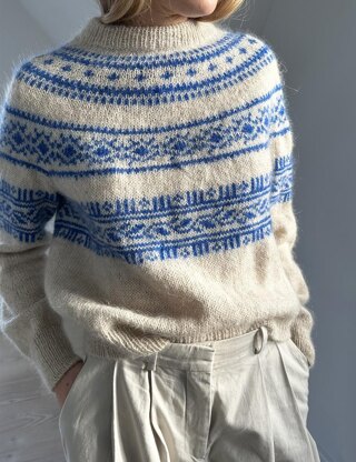 Porcelain Yoke Sweater