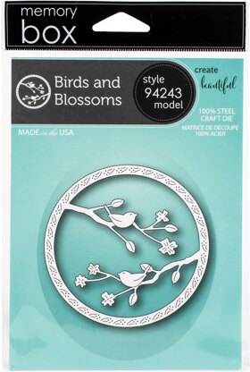 Memory Box Dies - Birds & Blossoms