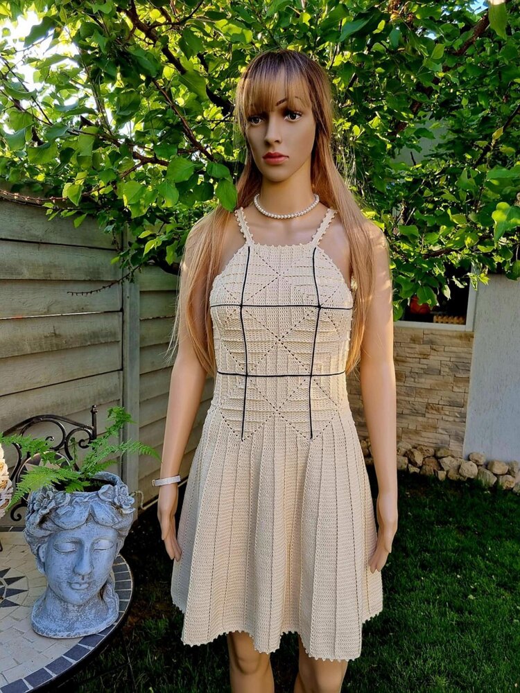 Crochet dress for summer with granny squares LoveCrafts