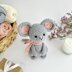 Crochet mouse toy amigurumi pattern