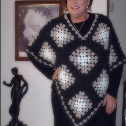 For the Love of Granny Poncho 1