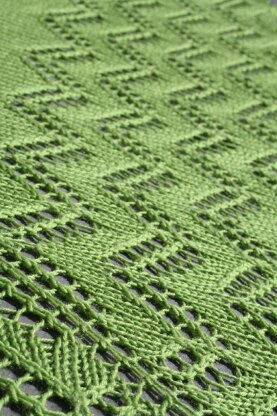 Green Hills and Valleys Shawlette