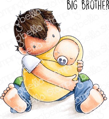 Stamping Bella Cling Stamps - Tiny Townie Big Brother