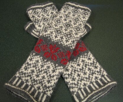 The Romance of Fair Isle, Fingerless Gloves