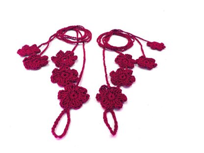 Flower barefoot sandals