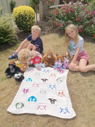 Animal Character Baby Blanket