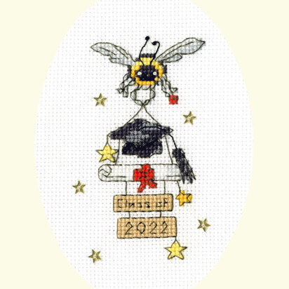 Bothy Threads Could Not Bee Prouder Cross Stitch Kit - 9 x 13cm
