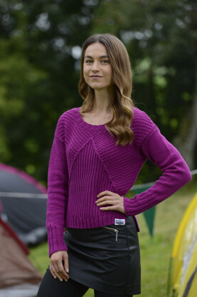 Mount Angelika Sweater in Schachenmayr Sun City - Downloadable PDF