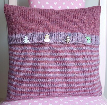 Stocking Stitch Cushion