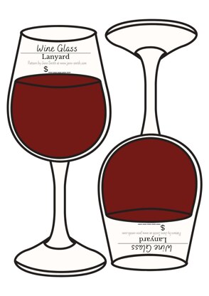 The Simple Wine Glass Lanyard