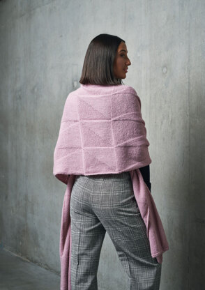 Coleman Street Wrap in Rowan Alpaca Classic (Fr) - Downloadable PDF