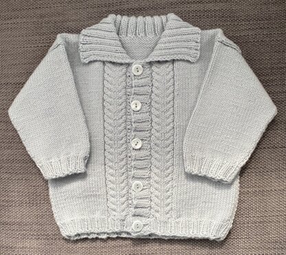 Baby Jacob’s cardigan