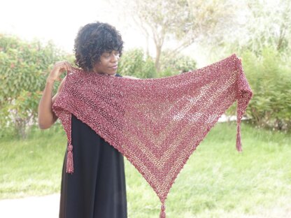 C2C Triangle Mesh Shawl